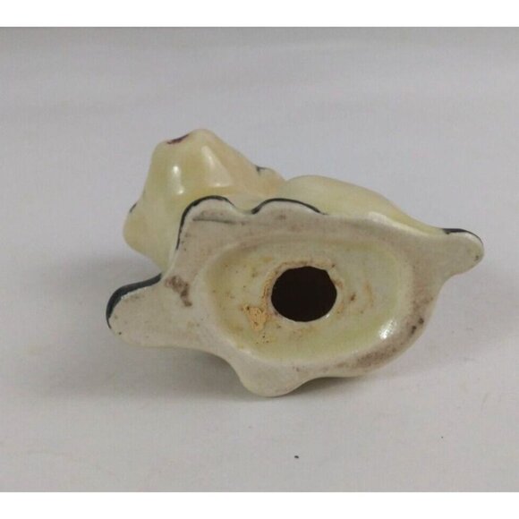 Vintage White Surprised Adorable Puppy Dog 2.25" Salt & Pepper Shakers Japan - Picture 7 of 13
